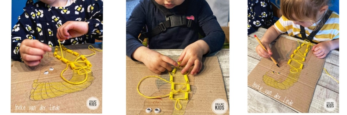 Fijne motoriek oefening Elsa haar vlecht maken | Mirelle - Crea met Kids