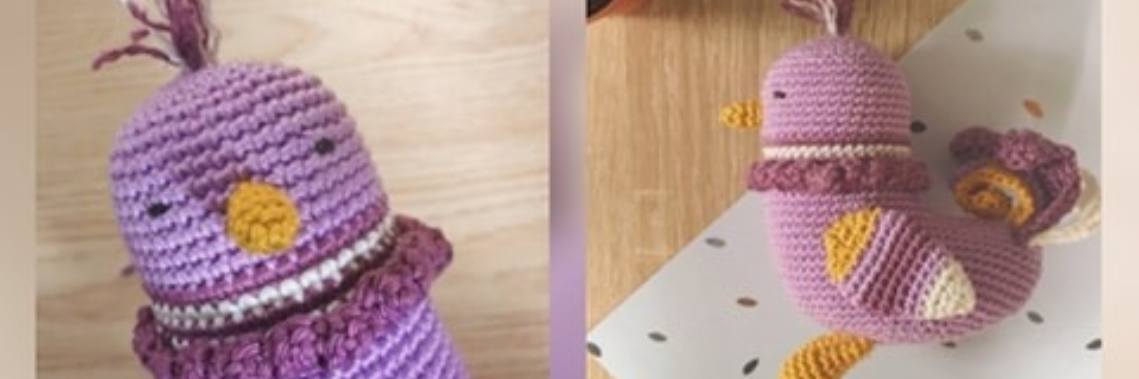 Gratis haakpatroon Vogeltje Fiep | Mirelle - Crea met Kids