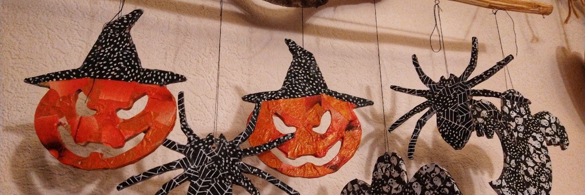 Halloween figuren bewerken met decopatch | Mirelle - Crea met Kids