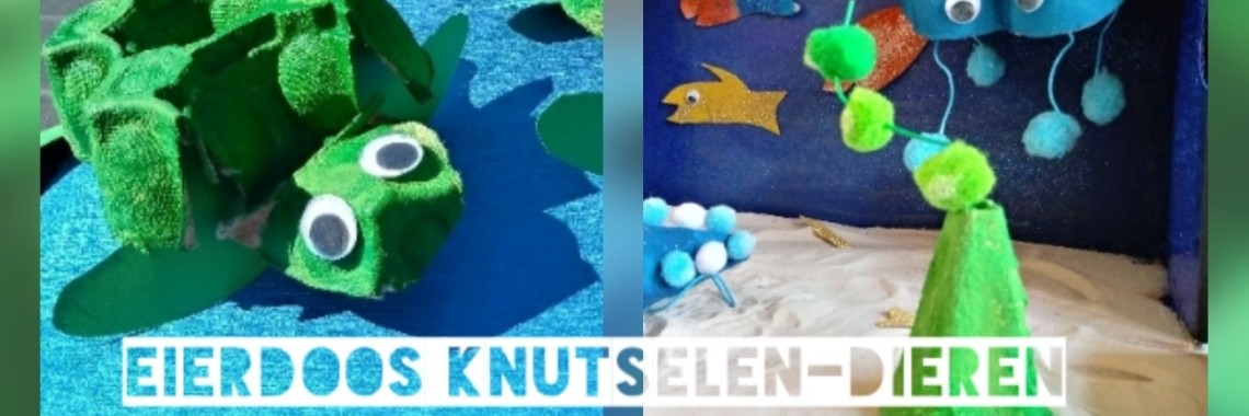 Hoe werkt eierdoos knutselen? Deel 4. Dieren. | Mirelle - Crea met Kids