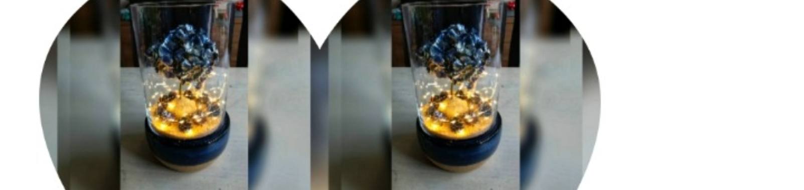 Hortensia verven voor kerstcadeau windlicht | Mirelle - Crea met Kids