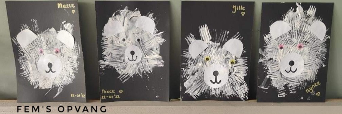 How to make polar bear with a fork | Mirelle - Crea met Kids