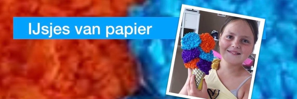 Ijsjes knutselen van papier | Mirelle - Crea met Kids