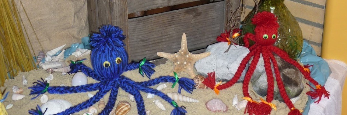 Inktvisjes maken van wol | Mirelle - Crea met Kids