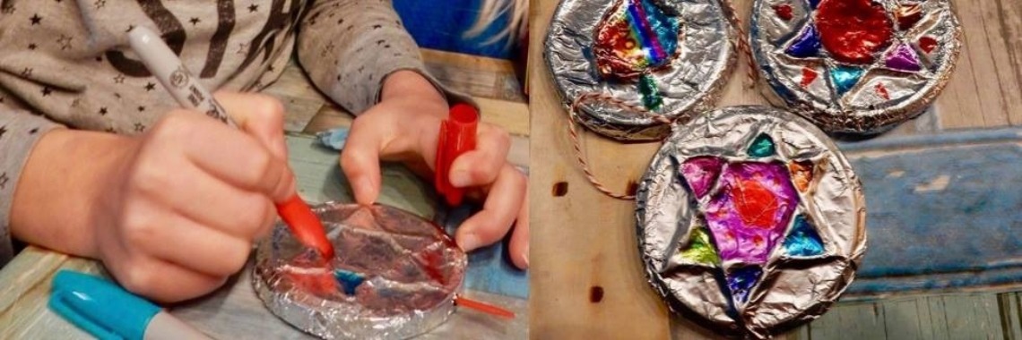 Kerstversiering aluminiumfolie | Mirelle - Crea met Kids