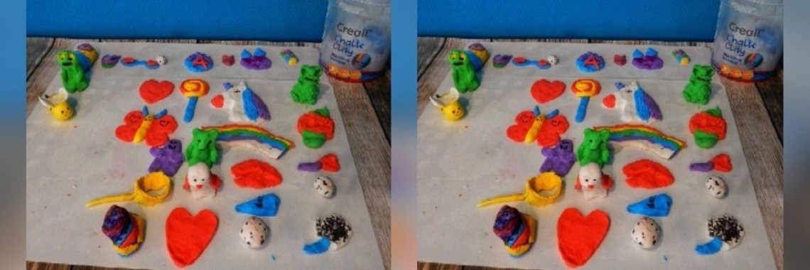 Kinderen kleien met Stoepkrijt klei | Mirelle - Crea met Kids
