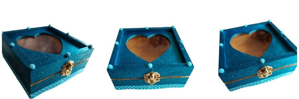 Klein houten kistje oppimpen voor een geldcadeautje | Mirelle - Crea met Kids