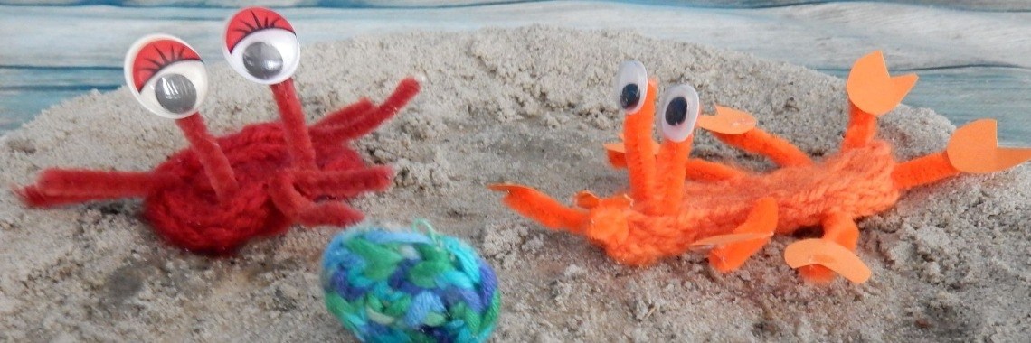 Kreeft en krab punniken met kinderen | Mirelle - Crea met Kids