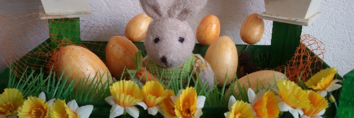 Lente/Pasen mandje maken. | Mirelle - Crea met Kids