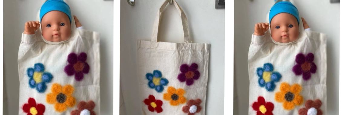 How to make a cute flower case for the doll or other stuff | Mirelle - Crea met Kids