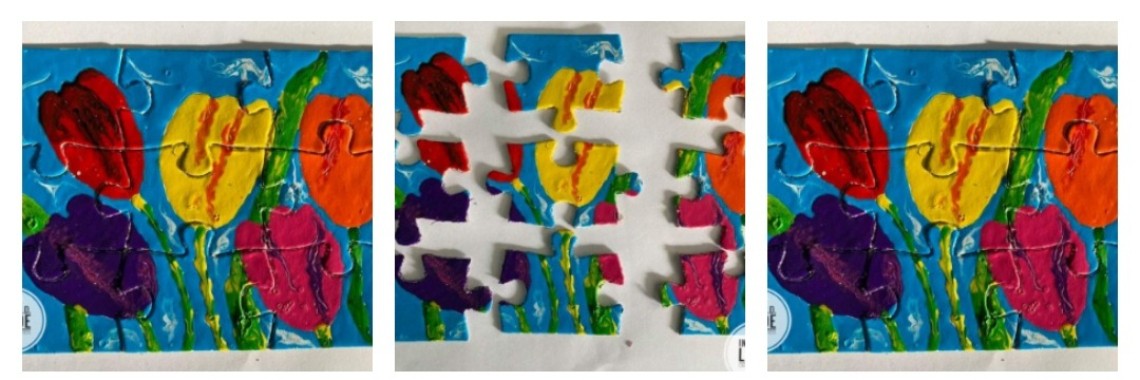 Maak een tulpen puzzel met koud emaille | Mirelle - Crea met Kids
