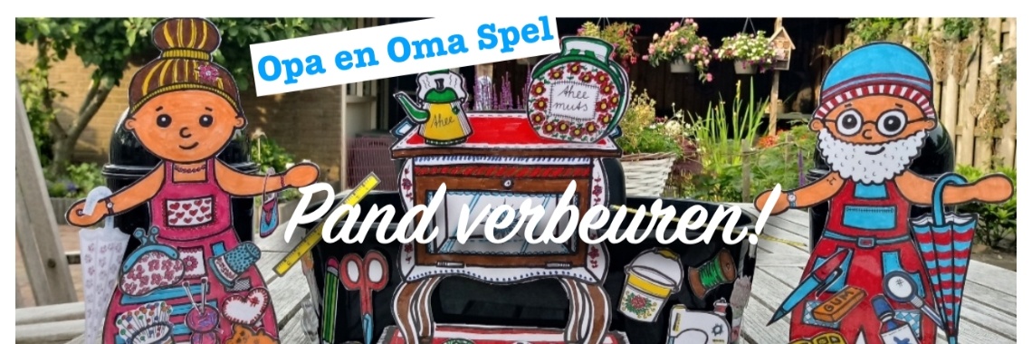 Opa en oma spel: Pand verbeuren | Mirelle - Crea met Kids