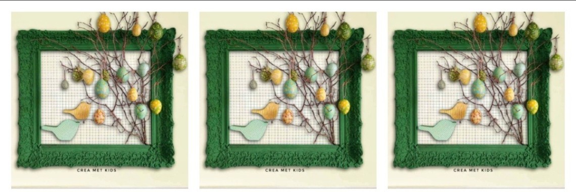 Paasdecoratie maken van een oude lijst | Mirelle - Crea met Kids