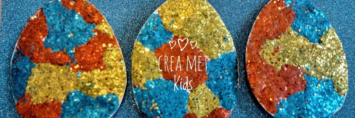 Paaseieren maken met Crayola Glitterdots | Mirelle - Crea met Kids