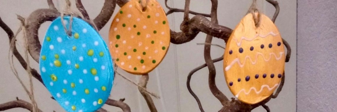 Paasversiering maken van klei | Mirelle - Crea met Kids