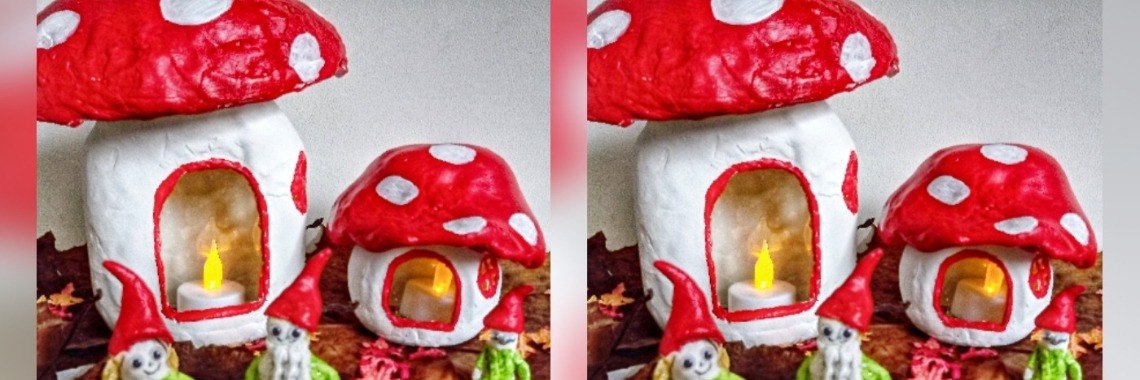 Paddestoel huisje maken van klei | Mirelle - Crea met Kids