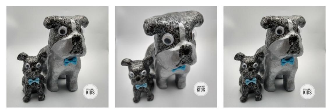 Papier maché buldogs decopatchen | Mirelle - Crea met Kids