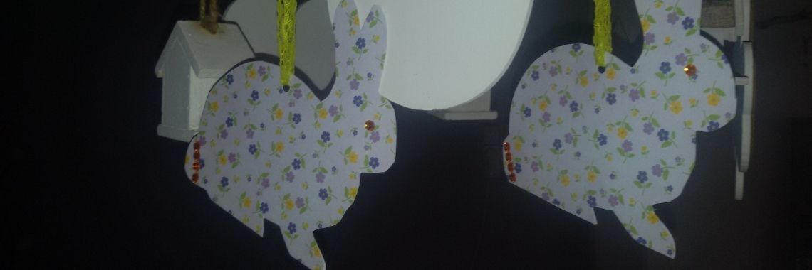 Pasen-deco-hanger maken. | Mirelle - Crea met Kids