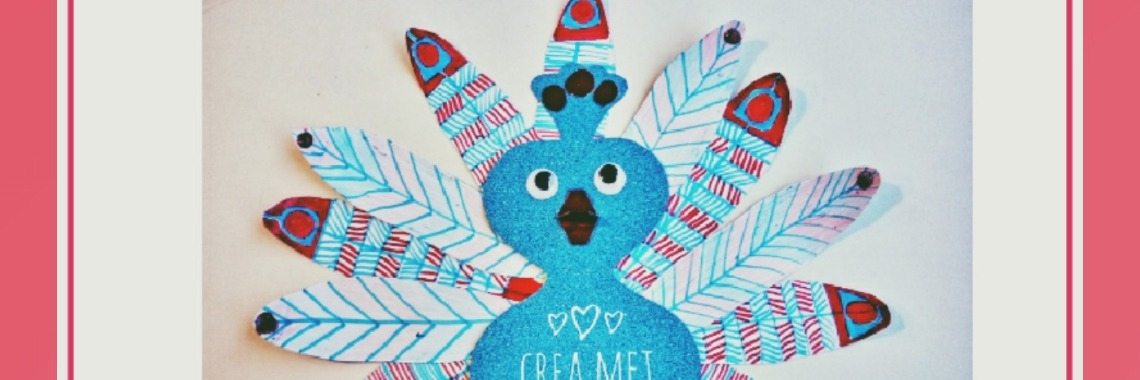 Pauw tekenen en knutselen | Mirelle - Crea met Kids