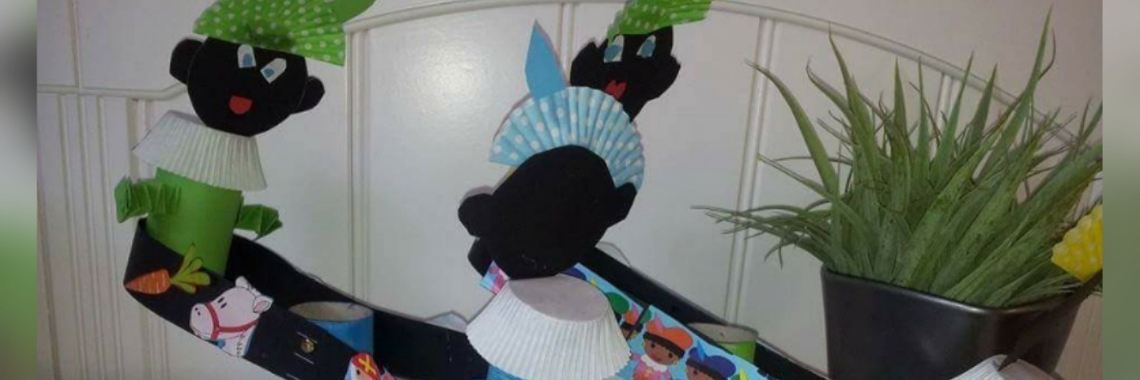 Pieten wip-wap knutselen | Mirelle - Crea met Kids