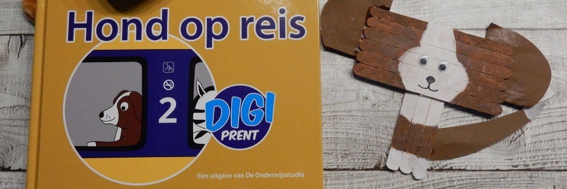 Prentenboek Hond op reis lezen en knutsel maken | Mirelle - Crea met Kids