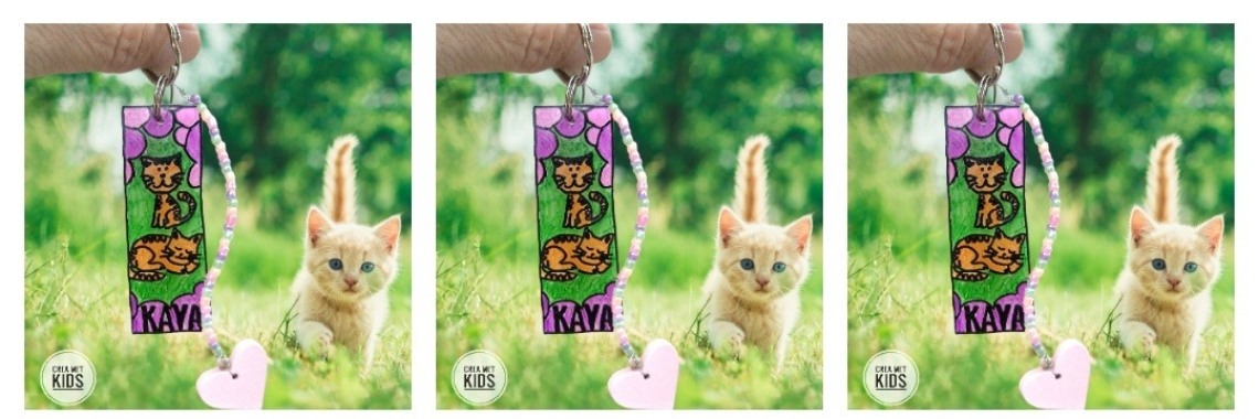 Key Chain Making with Shrink | Mirelle - Crea met Kids