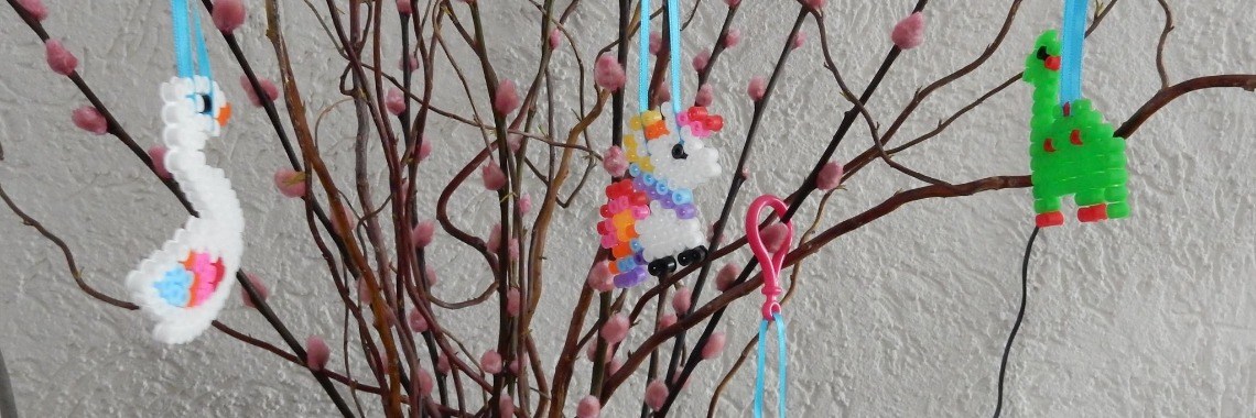 Sleutelhangers maken met strijkkralen van Ses Creative | Mirelle - Crea met Kids