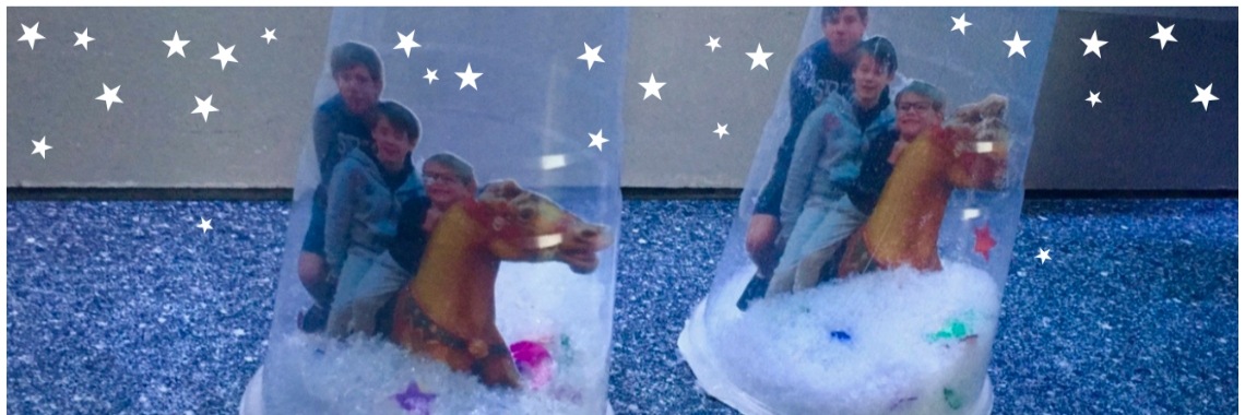 Sneeuwbol met foto knutselen | Mirelle - Crea met Kids