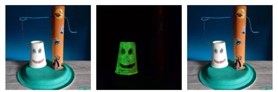 Spook schommel knutselen voor Halloween | Mirelle - Crea met Kids