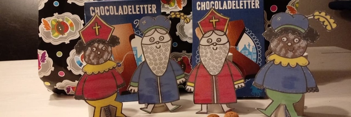Tekenopdracht: Sint en Piet..wie is nou wie? | Mirelle - Crea met Kids