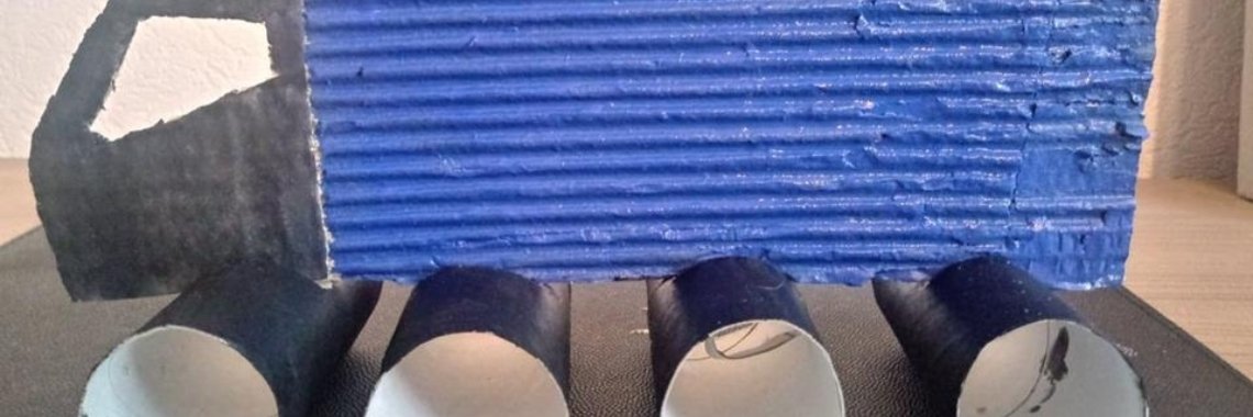 Thema verkeer 3D karton knutsel | Mirelle - Crea met Kids