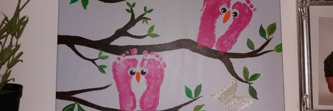 Paints hands and feet | Mirelle - Crea met Kids