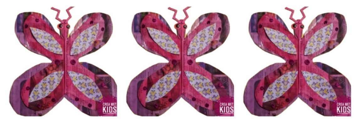 Vlinder kranten knutsel | Mirelle - Crea met Kids