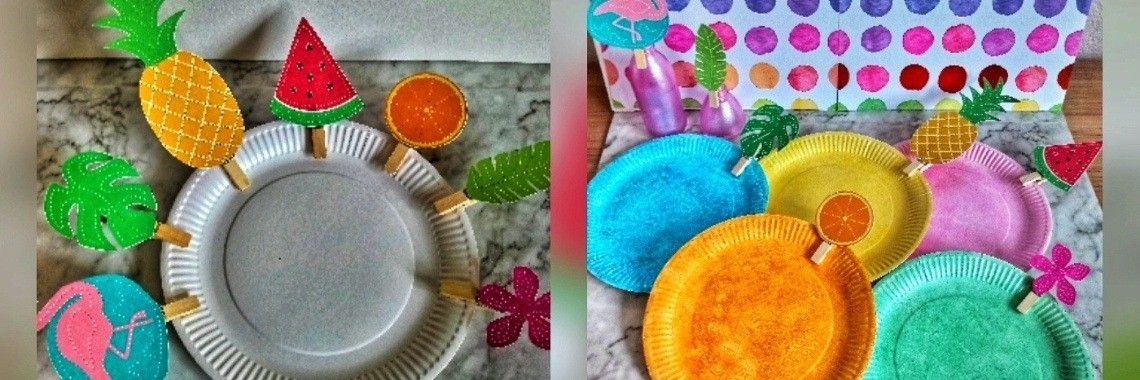 Zelf zomer versiering maken | Mirelle - Crea met Kids
