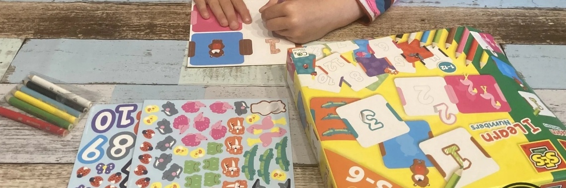 Leren tellen met nummers in het engels met Ses Creative | Mirelle - Crea met Kids