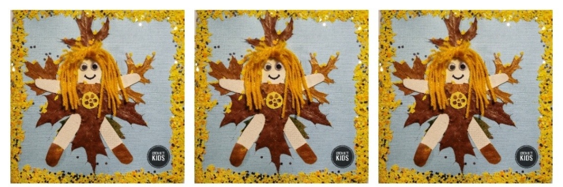 Herfst super elfje van herfstblaadjes | Mirelle - Crea met Kids