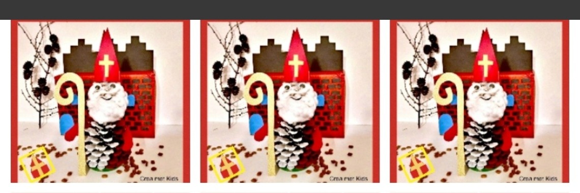Sinterklaas knutselen van dennenappels | Mirelle - Crea met Kids