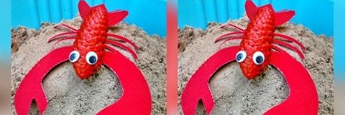 Re: Kreeft knutselen van een dennenappel | Mary-José     (MJ)