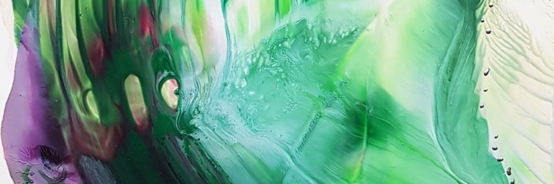 WATERWAVES ... Encaustic | Mary-José     (MJ)
