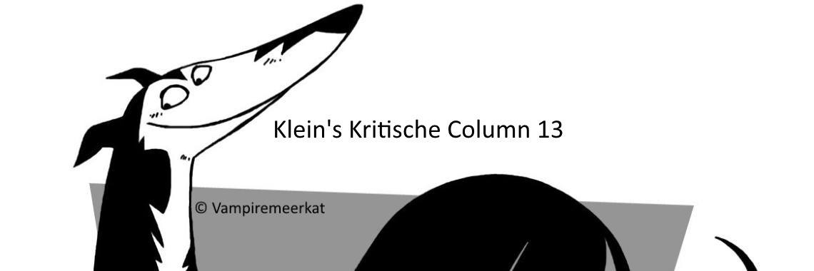 Klein's Kritische Column 13 | The Original Enrique
