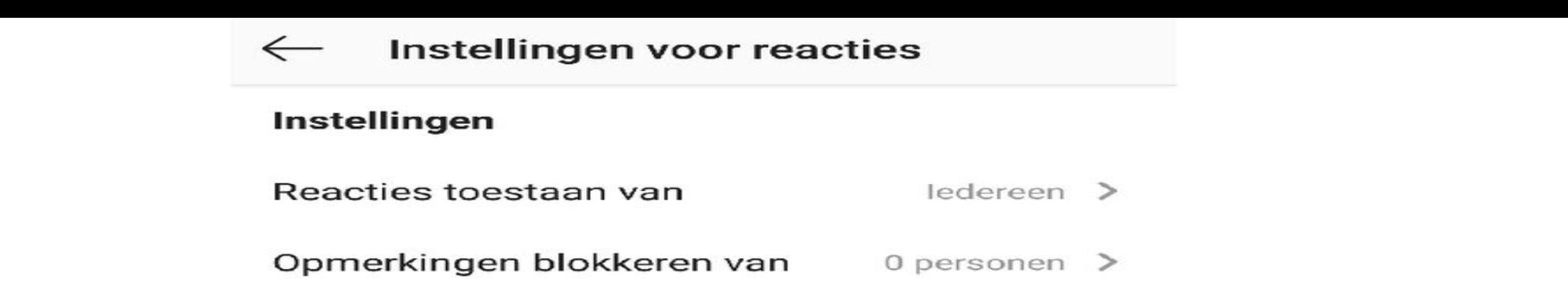 Reacties op Instagram uitzetten of beperken. | Ingrid Tips en meer