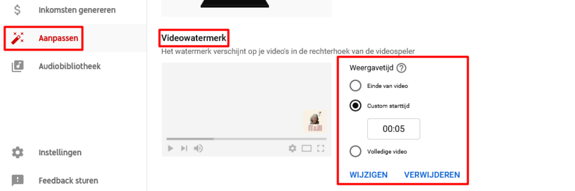 Videowatermerk weergeven in al jouw video's | Tips YouTube kanaal | Ingrid Tips en meer