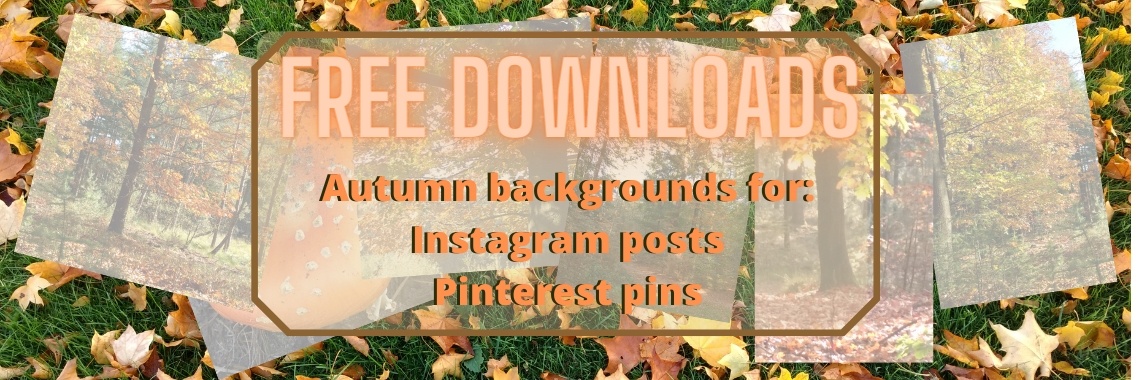 Herfst achtergronden voor Instagram en Pinterest