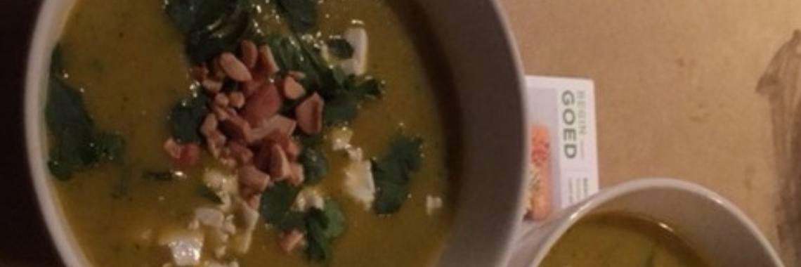 Hello Fresh; Peruaanse vegetarische aardappelsoep met feta  | AgnesDeventer