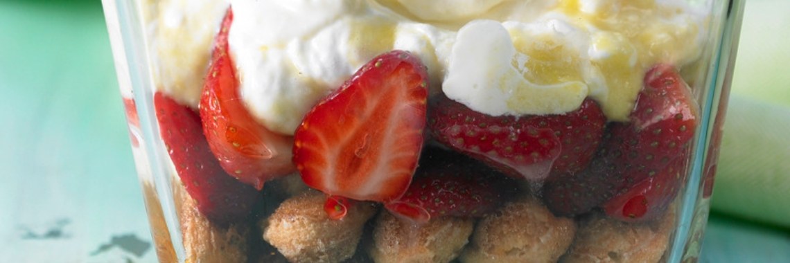 Weight Watchers; tiramisu met aardbeien en mango | AgnesDeventer