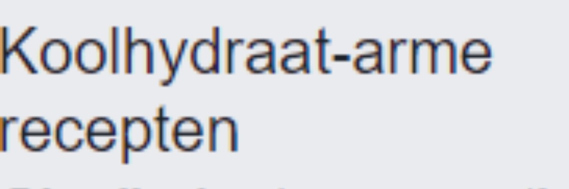 Facebookpagina met koolhydraatarme recepten | Myranda
