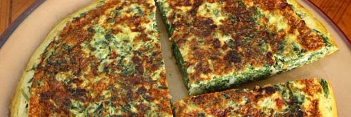 Spinazie-feta frittata | Myranda