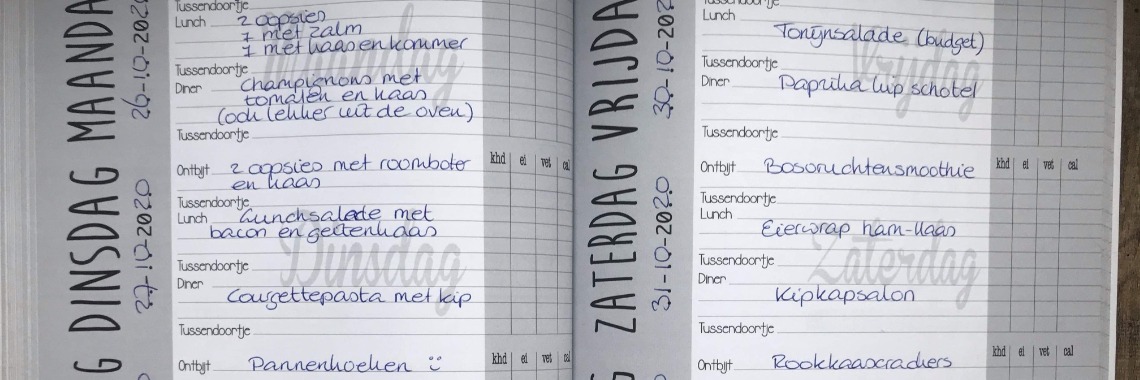 Gratis Weekmenu Koolhydraatarm met Recepten | Myranda