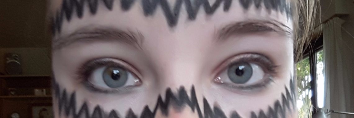 Pumpkin Face Makeup Tutorial | CaptainDoodleCrafts