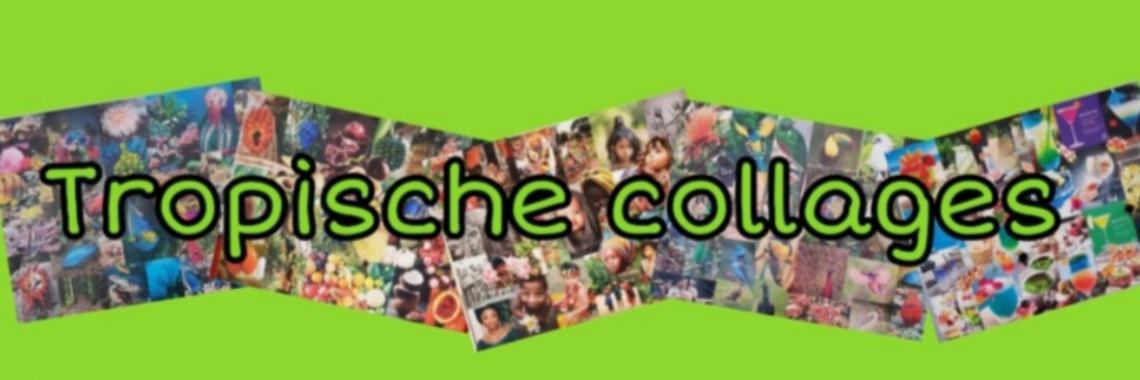 Collages met tropische thema's | jolandemooij